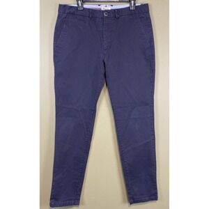 Perk Pants Mens 36x32 Black Slim Fit Stretch Chino Casual Tapered Leg Golf Wear